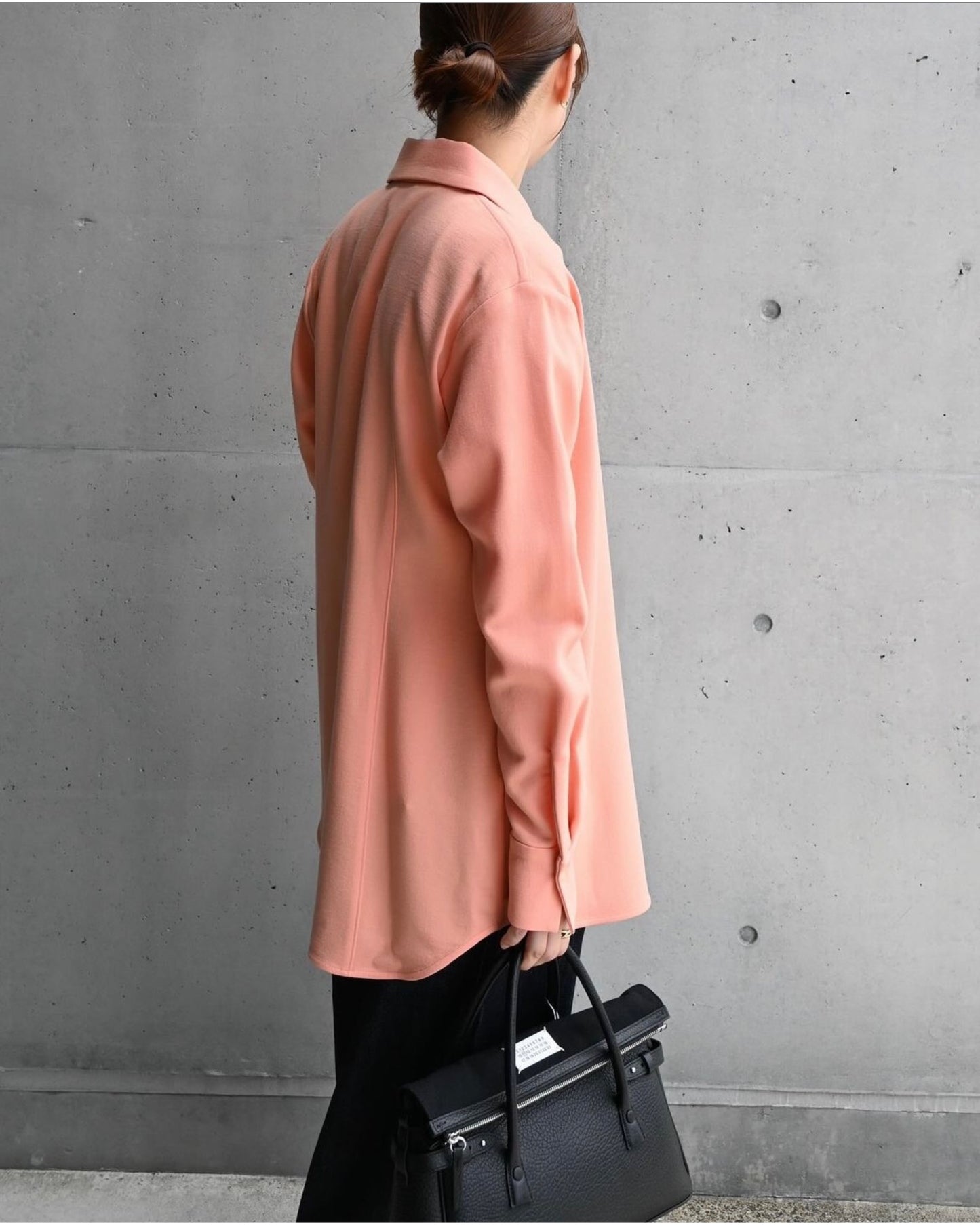 TENSE WOOL DOUBLE CLOTH SHIRT