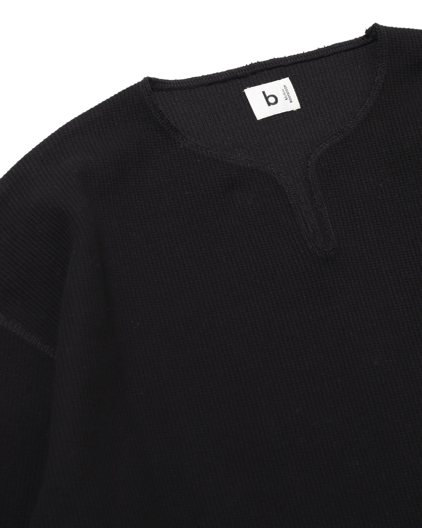 Rough&Smooth Thermal Over-neck L/S BLACK