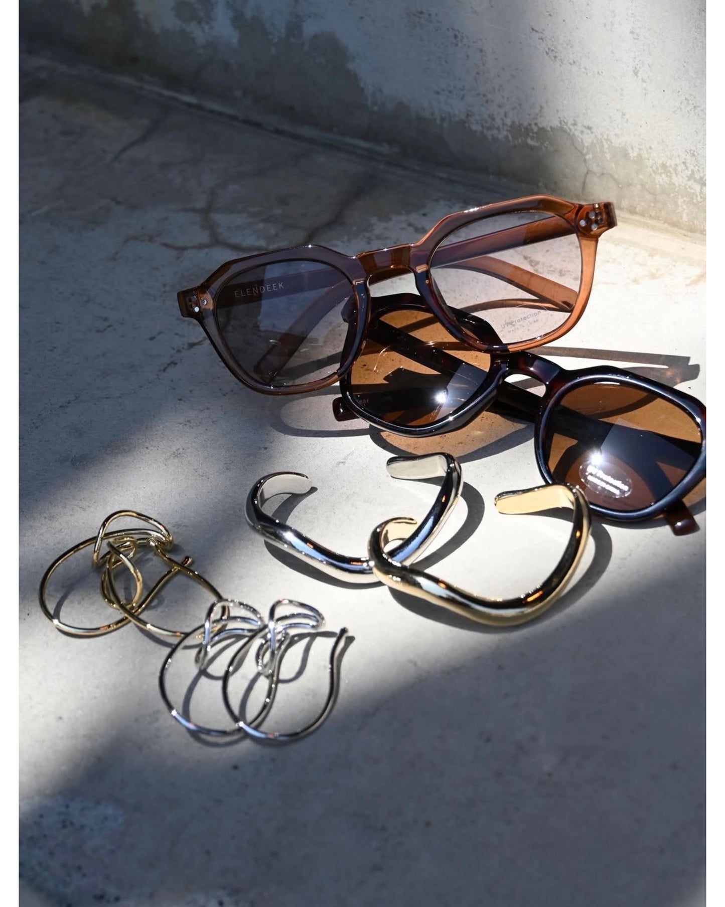 FACET FRAME SUNGLASSES