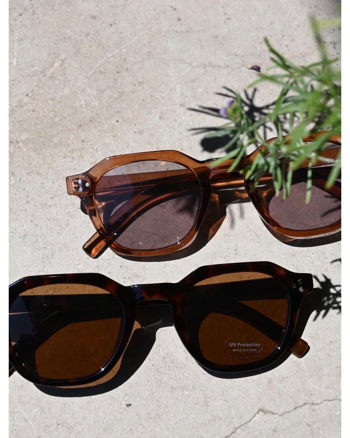 FACET FRAME SUNGLASSES