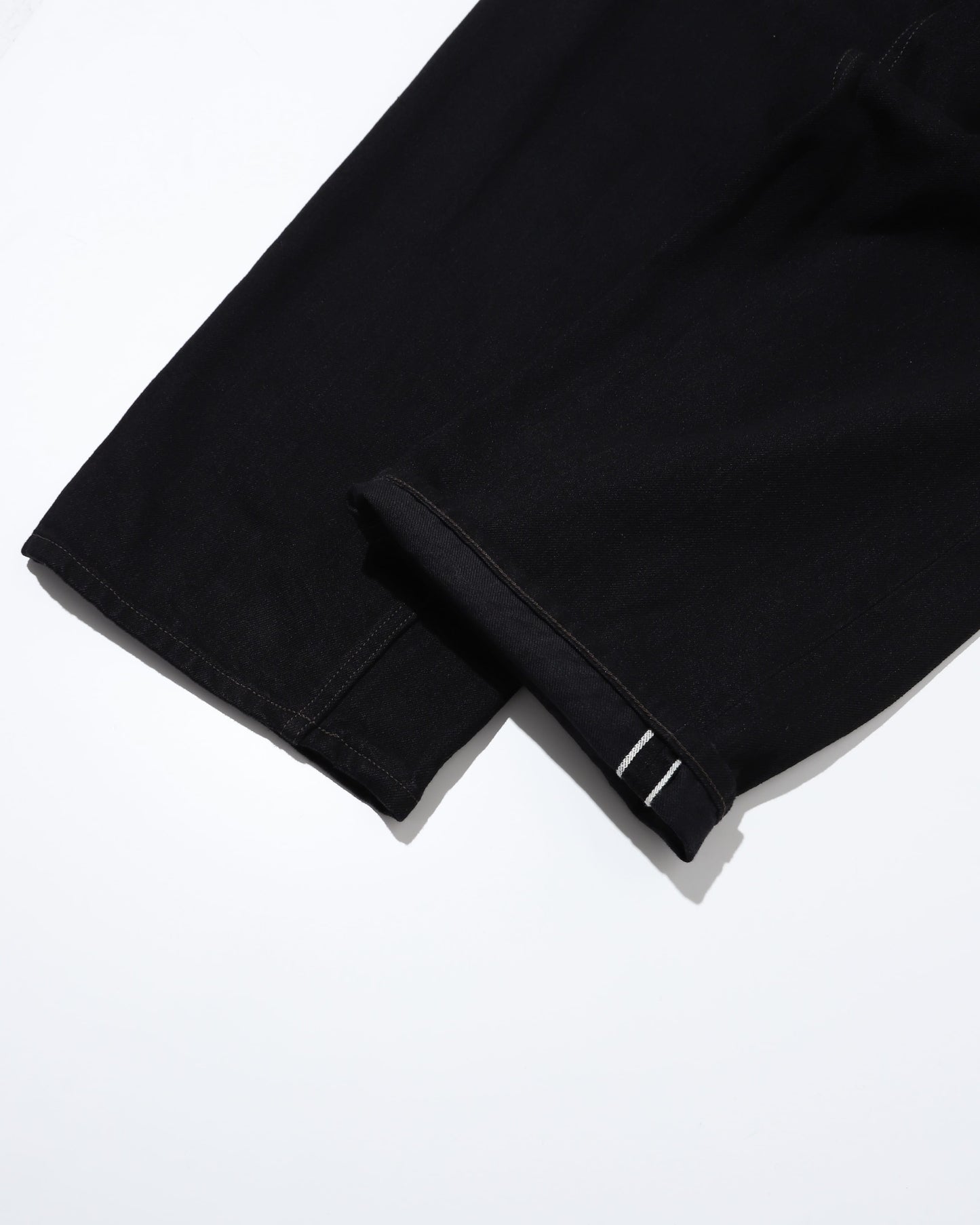 Baggy 5 Pocket Pants BLACK(One Wash)