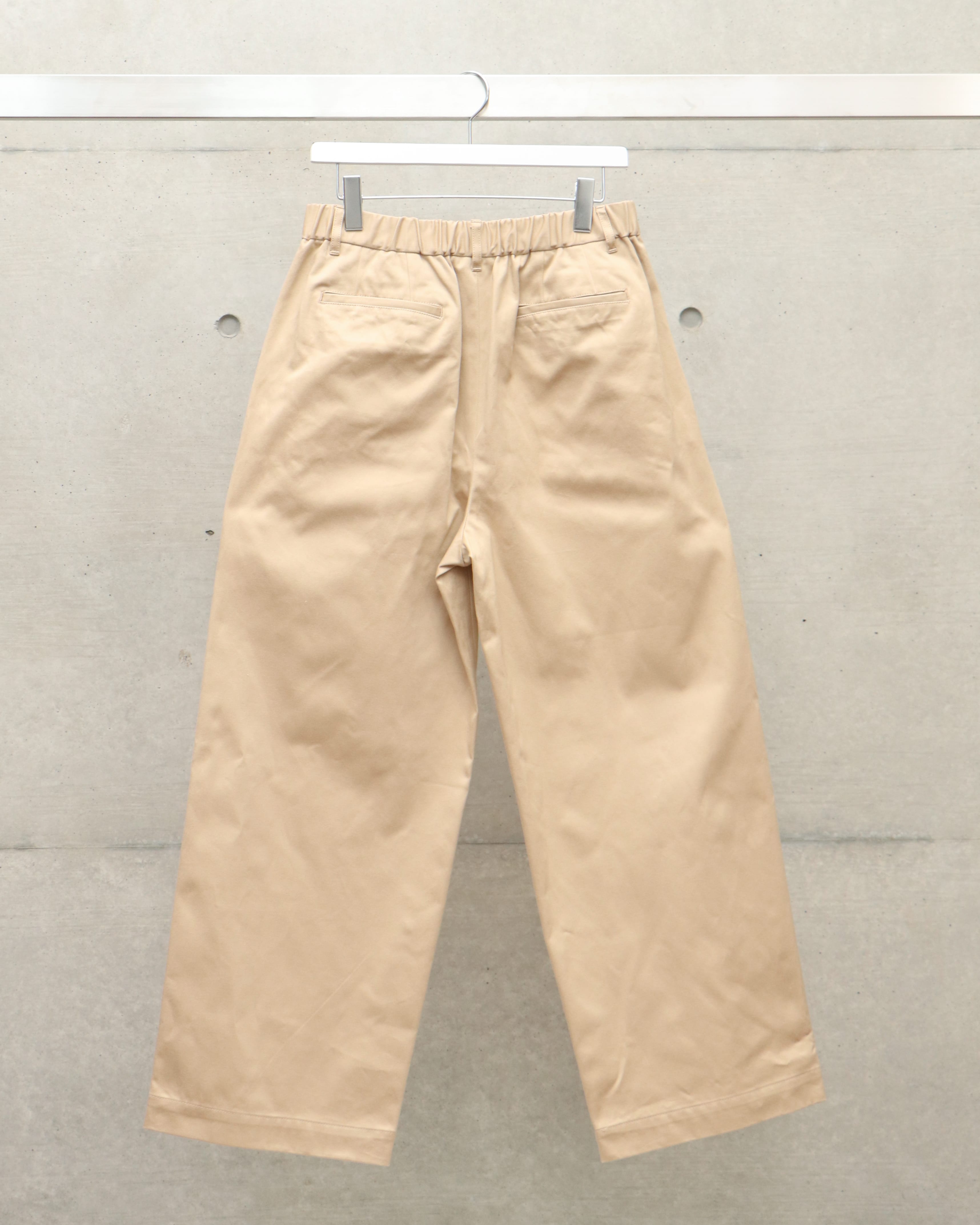 Westpoint Chino Wide Straight Trousers BEIGE – TIME AFTER TIME