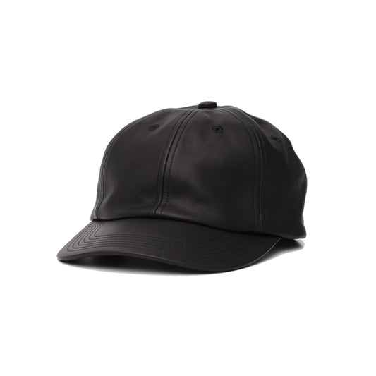 SHEEPSKIN 6PANEL CAP BLACK