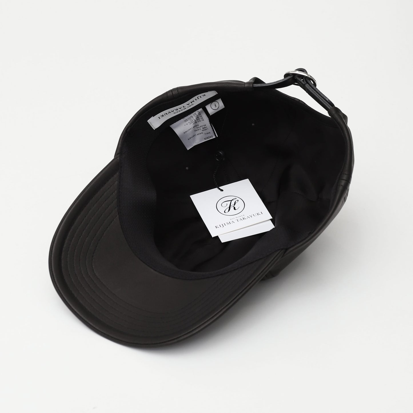 SHEEPSKIN 6PANEL CAP BLACK