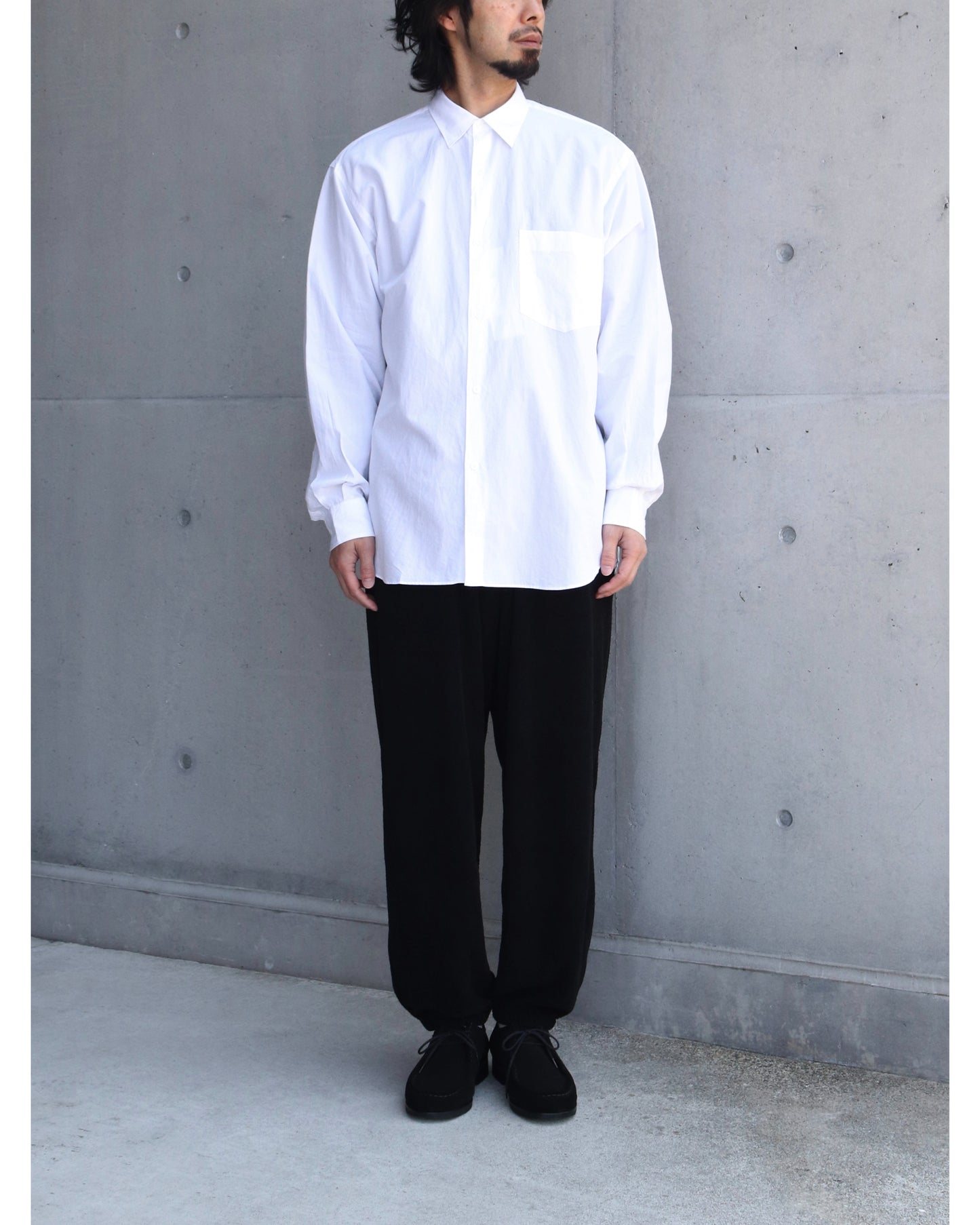 コモリ シャツ WHITE