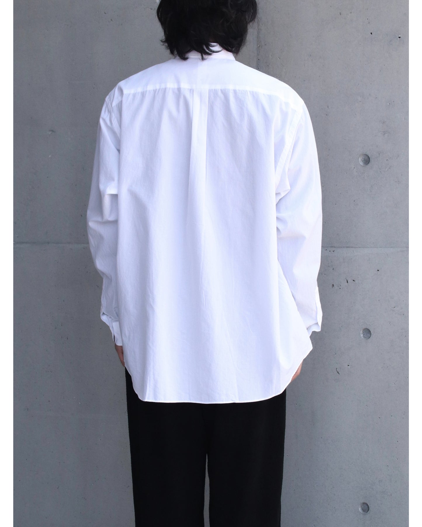 コモリ シャツ WHITE