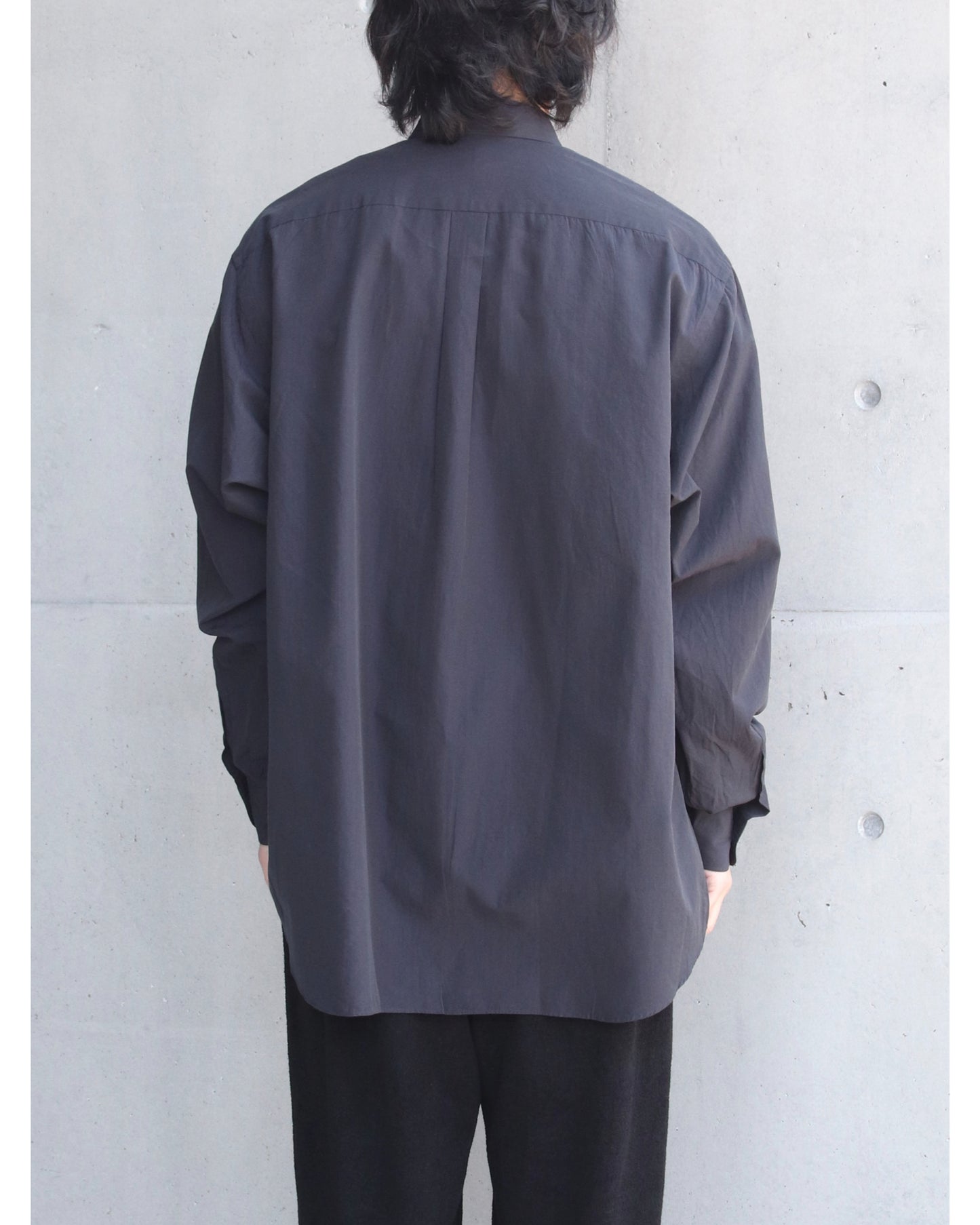 コモリ シャツ NAVY