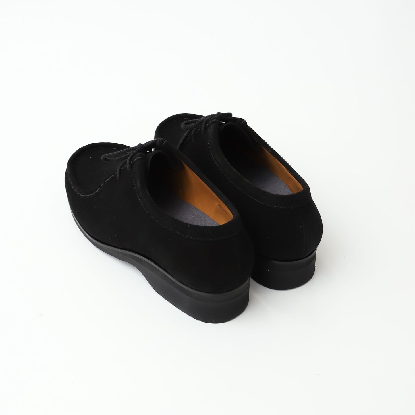 Tirolean shoes_Suede leather BLACK