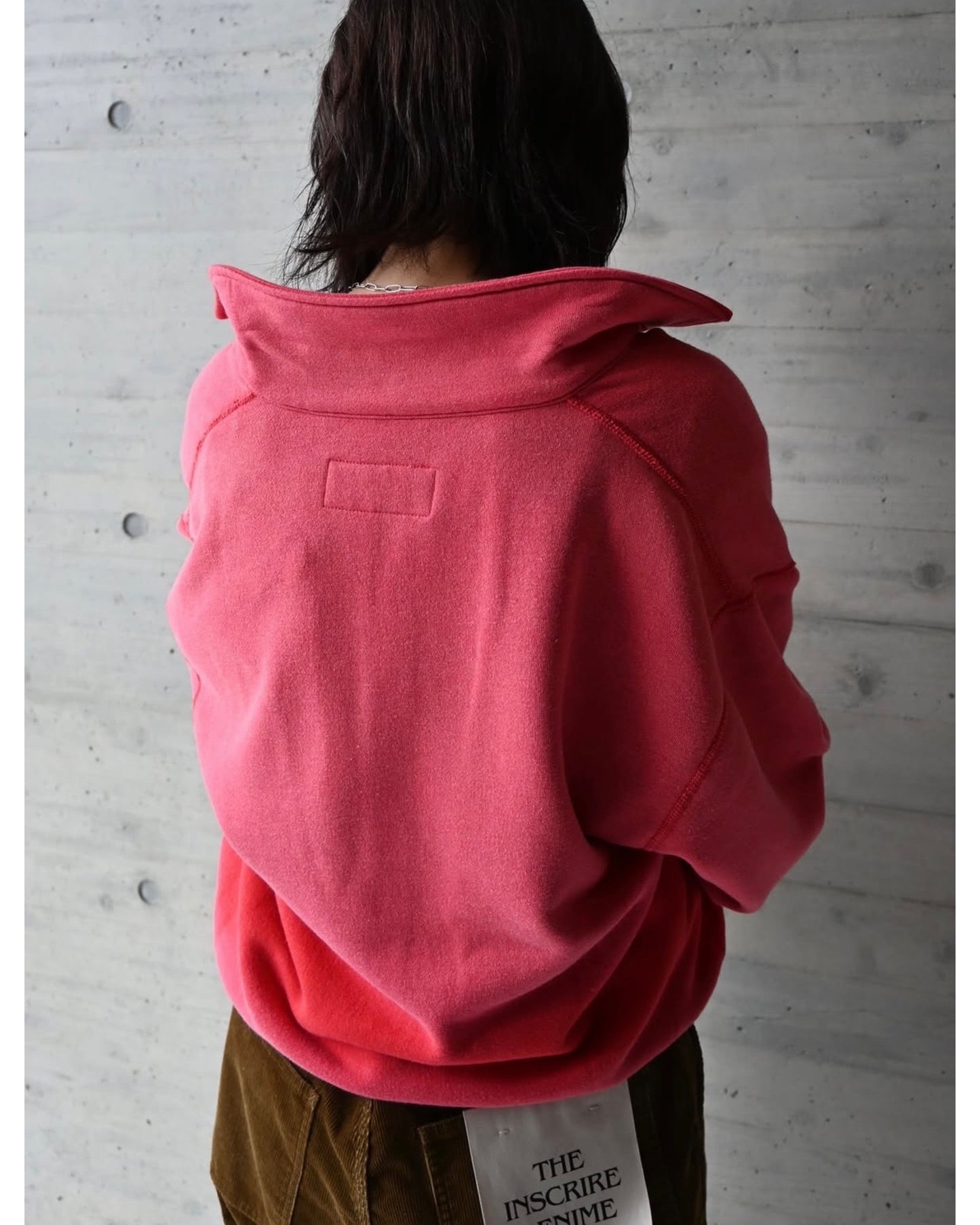 RUSSELL OVER HALF ZIP SWEAT
