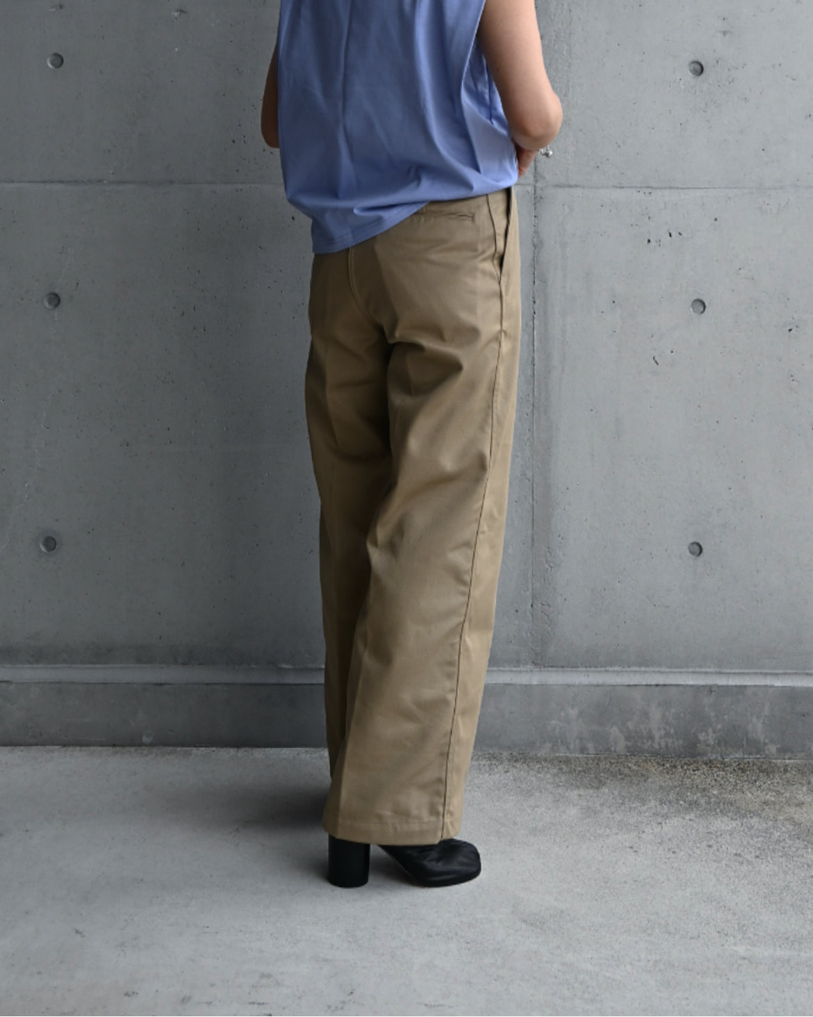 T/C TWILL ARMY WIDE LEG CHINOS 13297