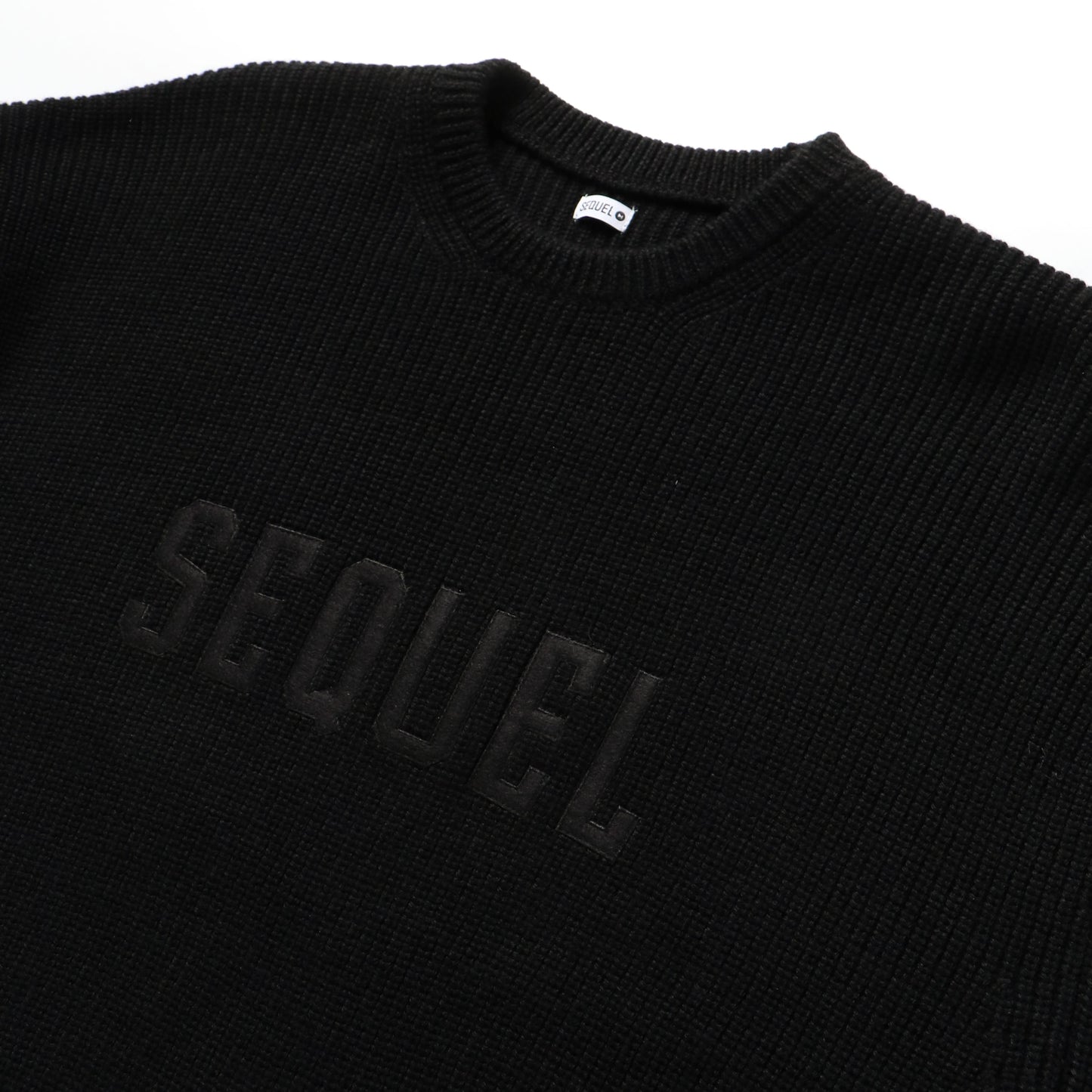 LOW GAUGE CREW NECK KNIT