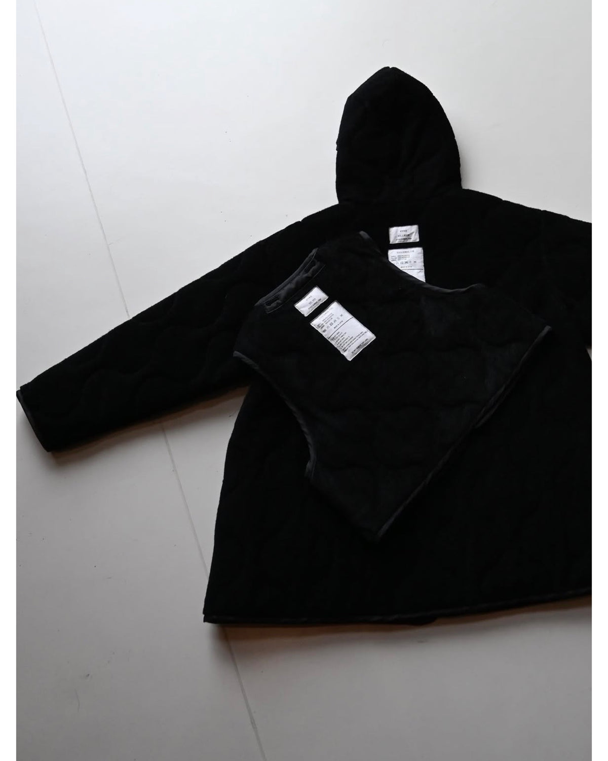 FLEECE QUILTED HOODED JACKET 17598