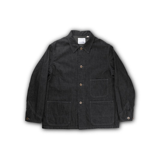 Black Black Denim Chore Jacket