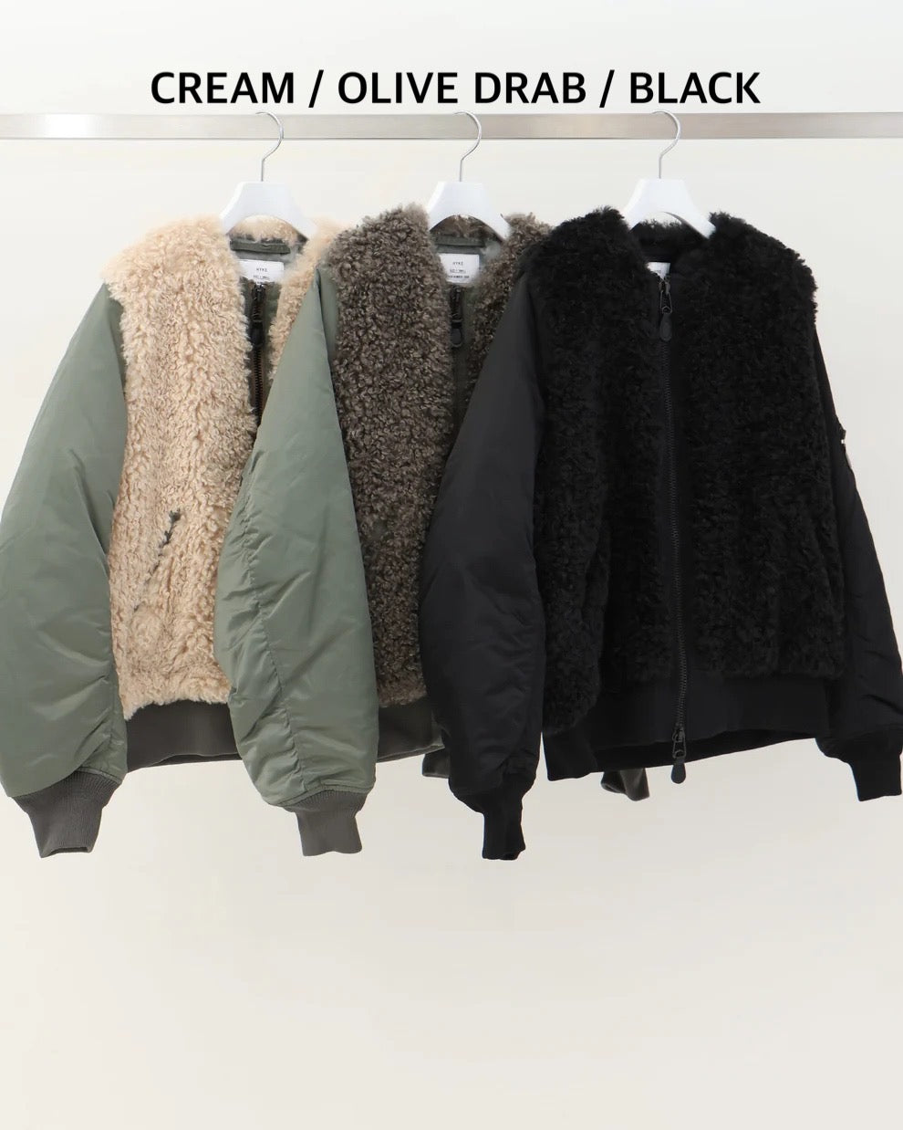 FAUX SHEARLING TYPE MA-1 17426