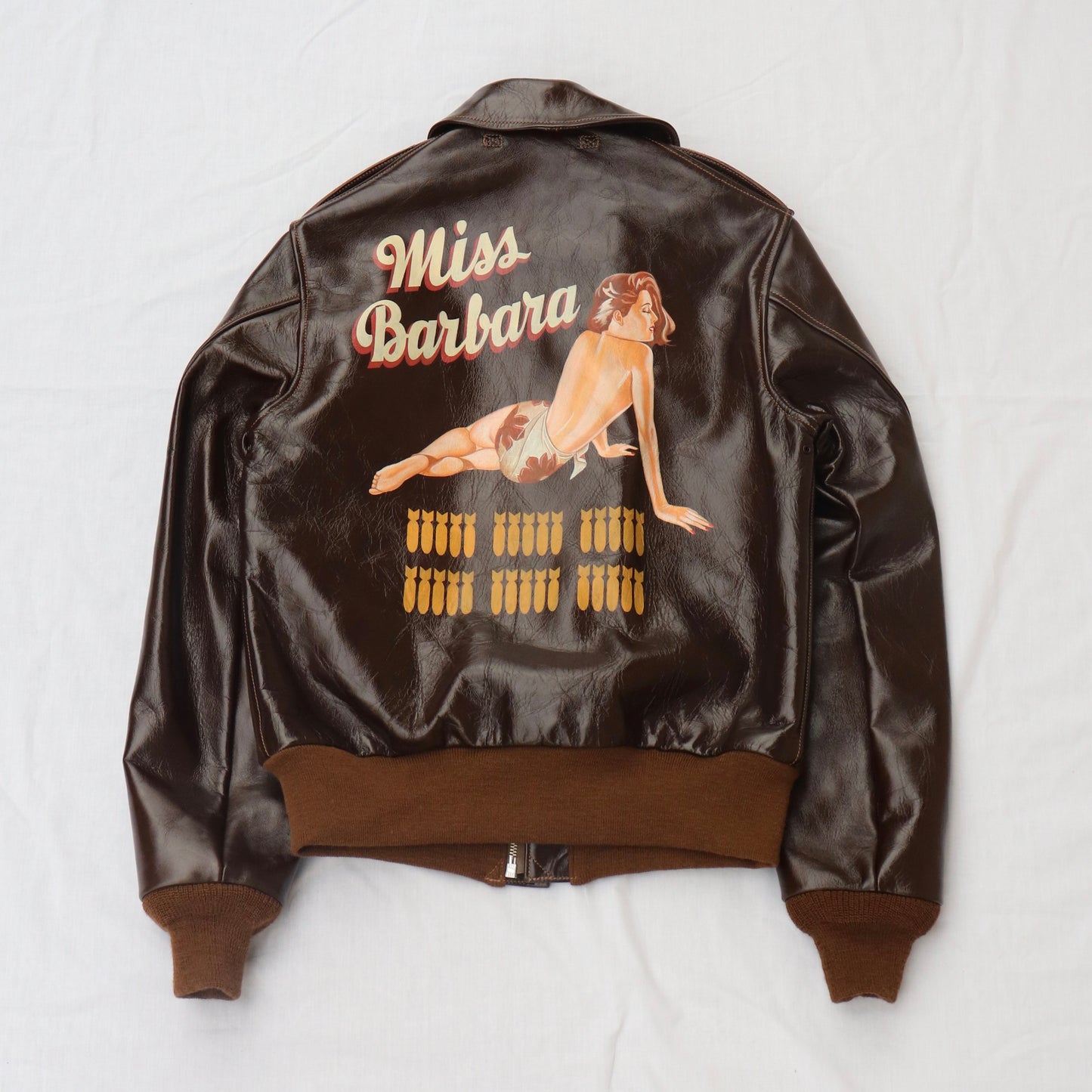 Type A-2 ROUGHWEAR CLOTHING CO.BACK PAINT"MISS BARBARA"