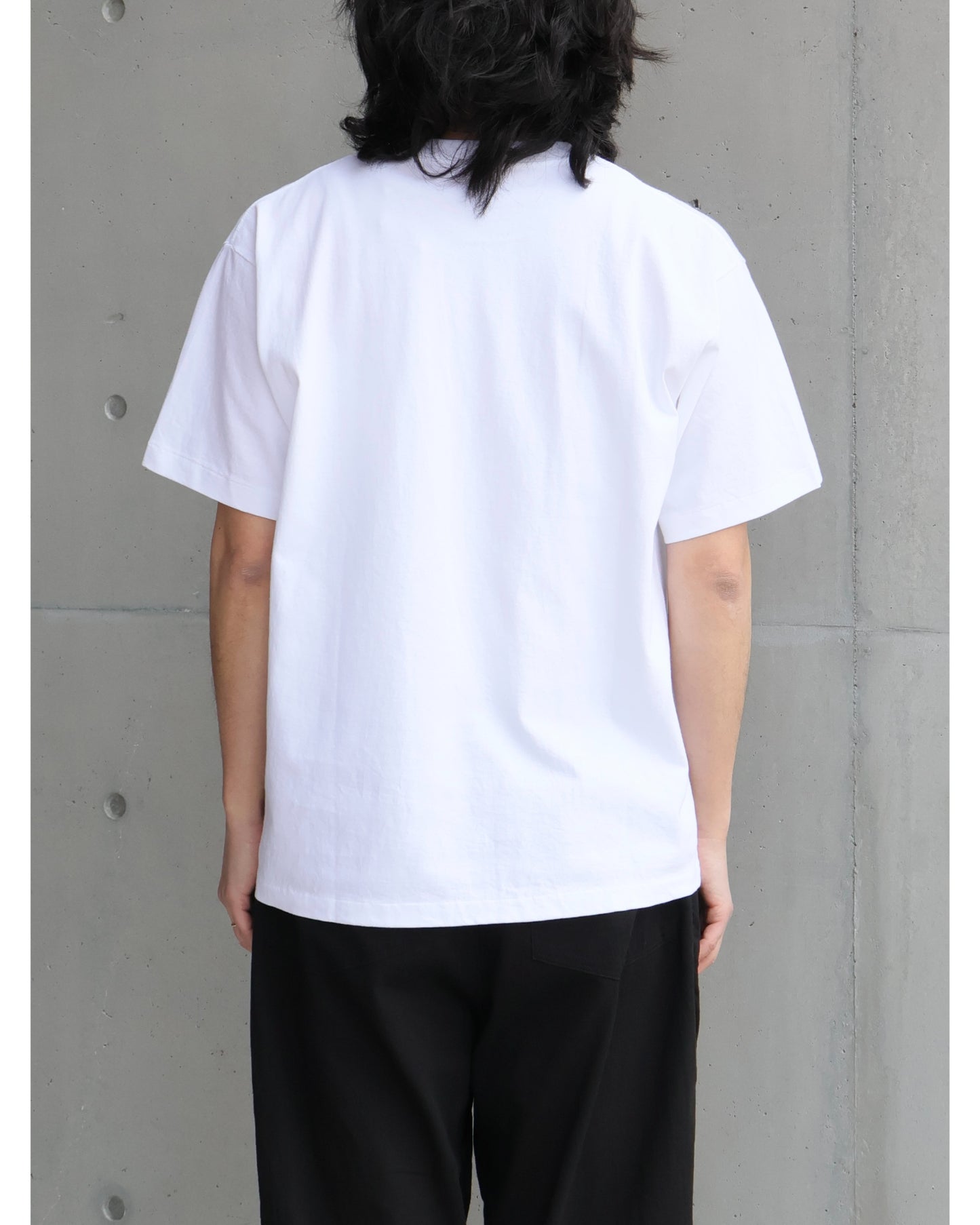 コットンジャージ 半袖Tシャツ WHITE
