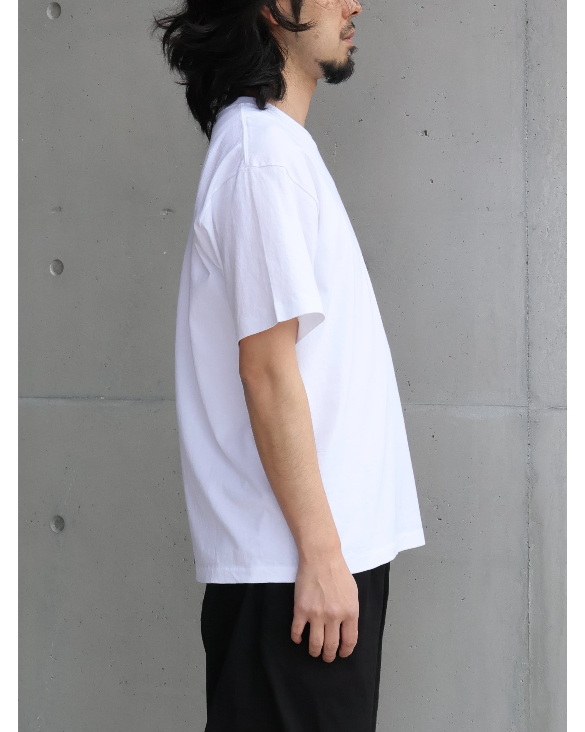 コットンジャージ 半袖Tシャツ WHITE – TIME AFTER TIME