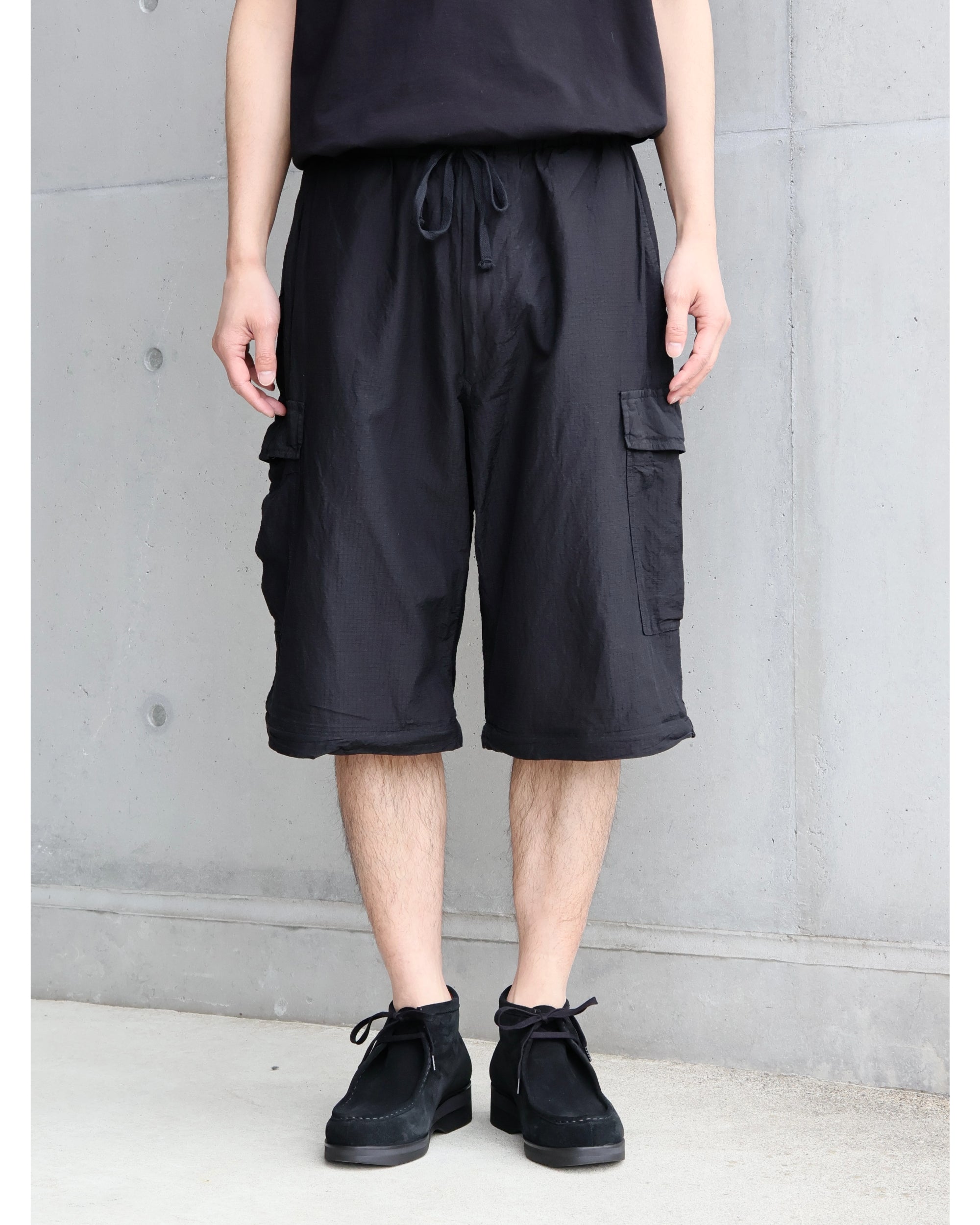 リップストップ コンバーティブル6Pパンツ BLACK – TIME AFTER TIME
