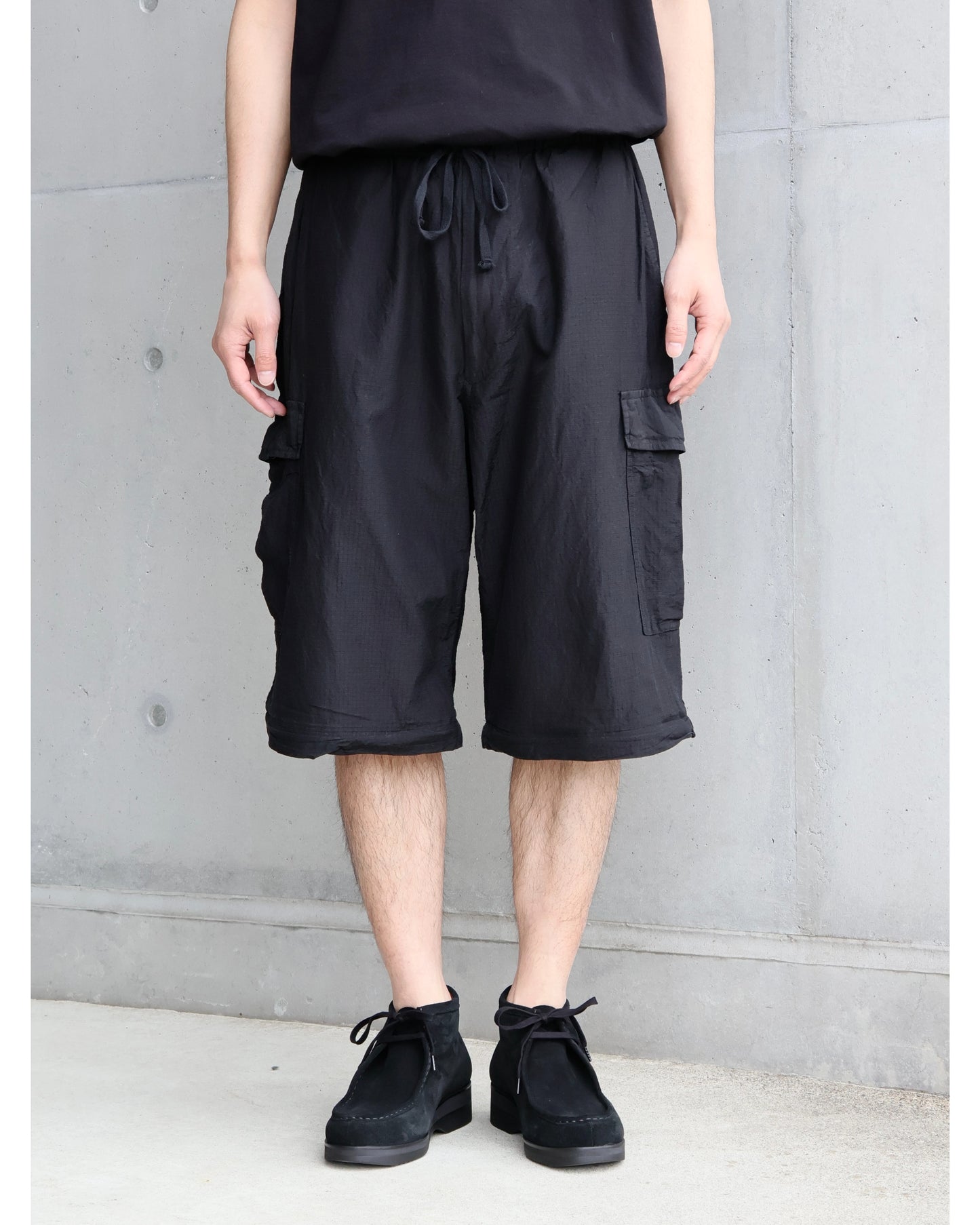 リップストップ コンバーティブル6Pパンツ BLACK