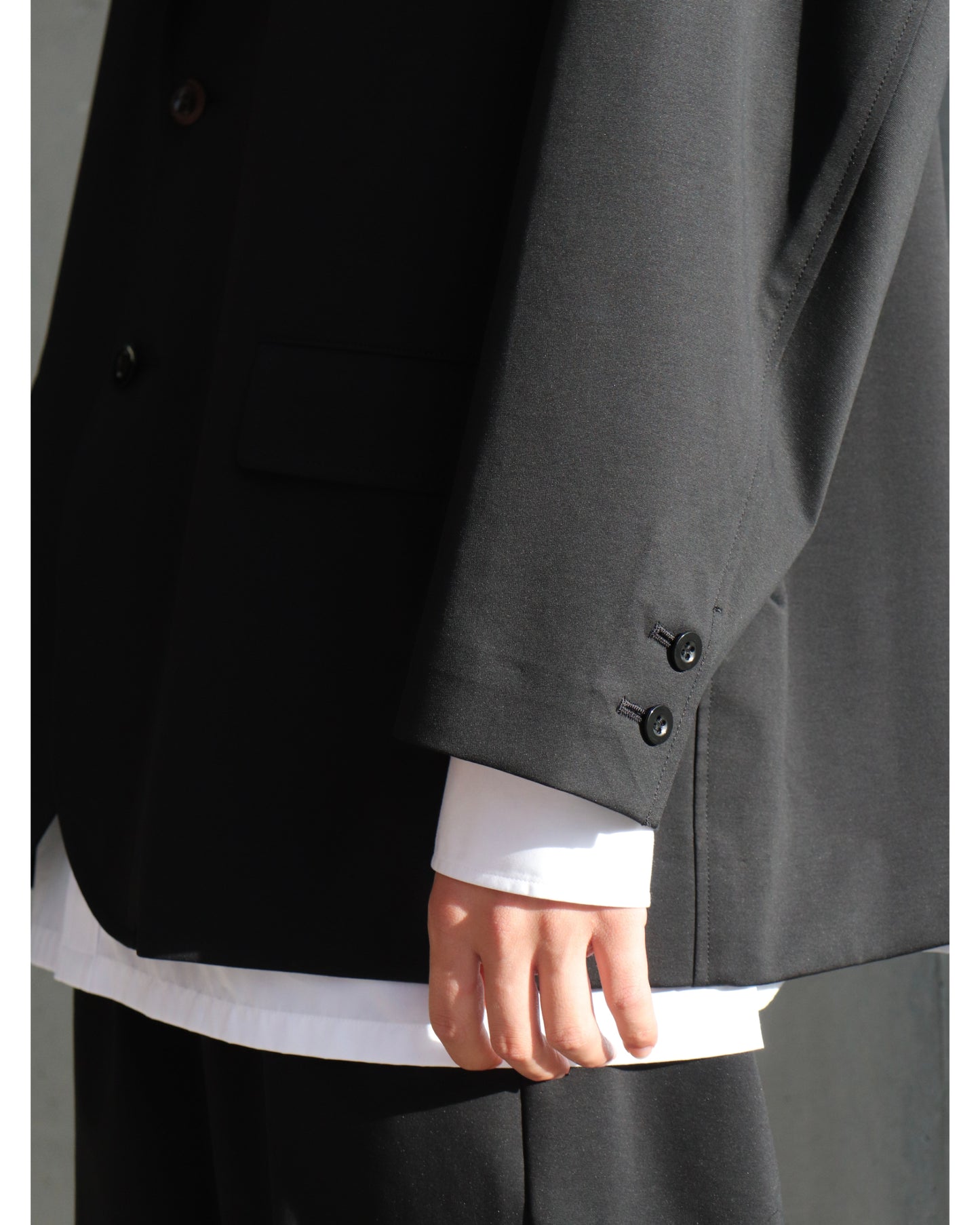 Compact Ponte Jacket BLACK