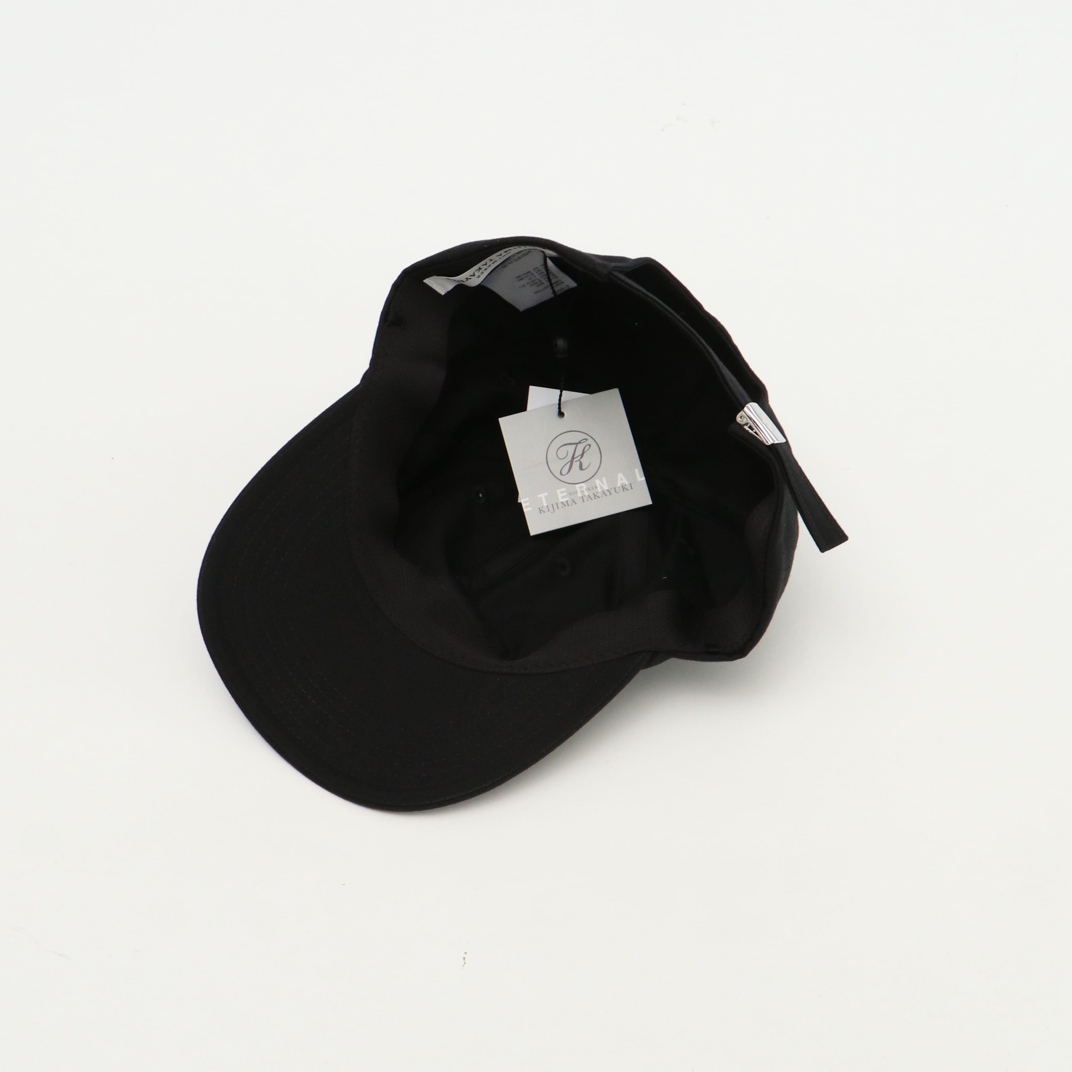 COTTON CHINO 6PANEL CAP BLACK – TIME AFTER TIME