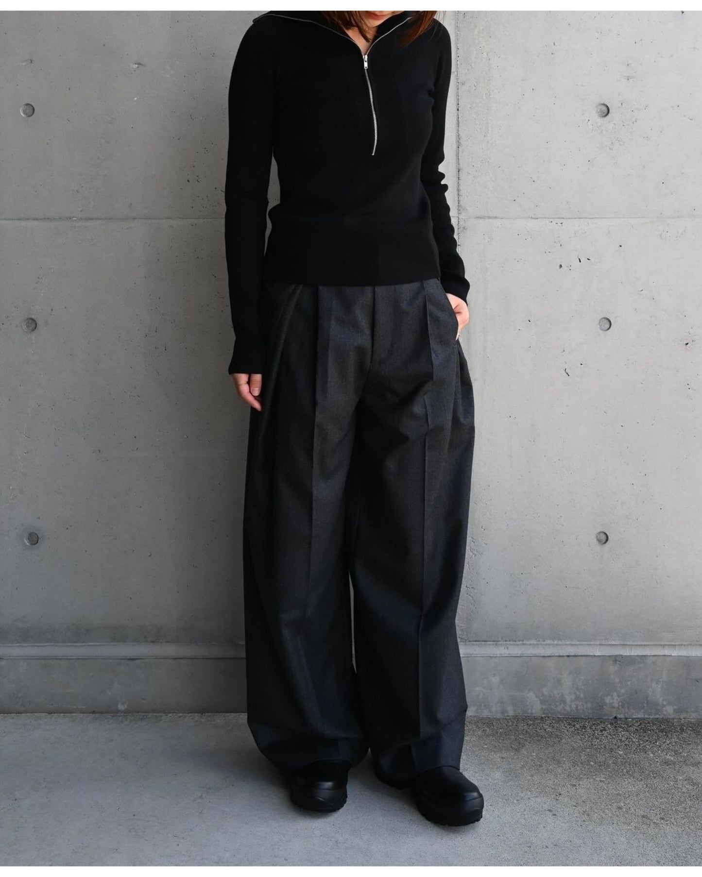 Wool Gabardine Transform Pants