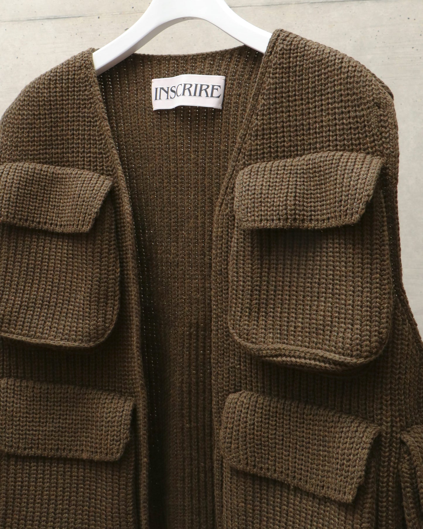 Wool Jersey Field Vest