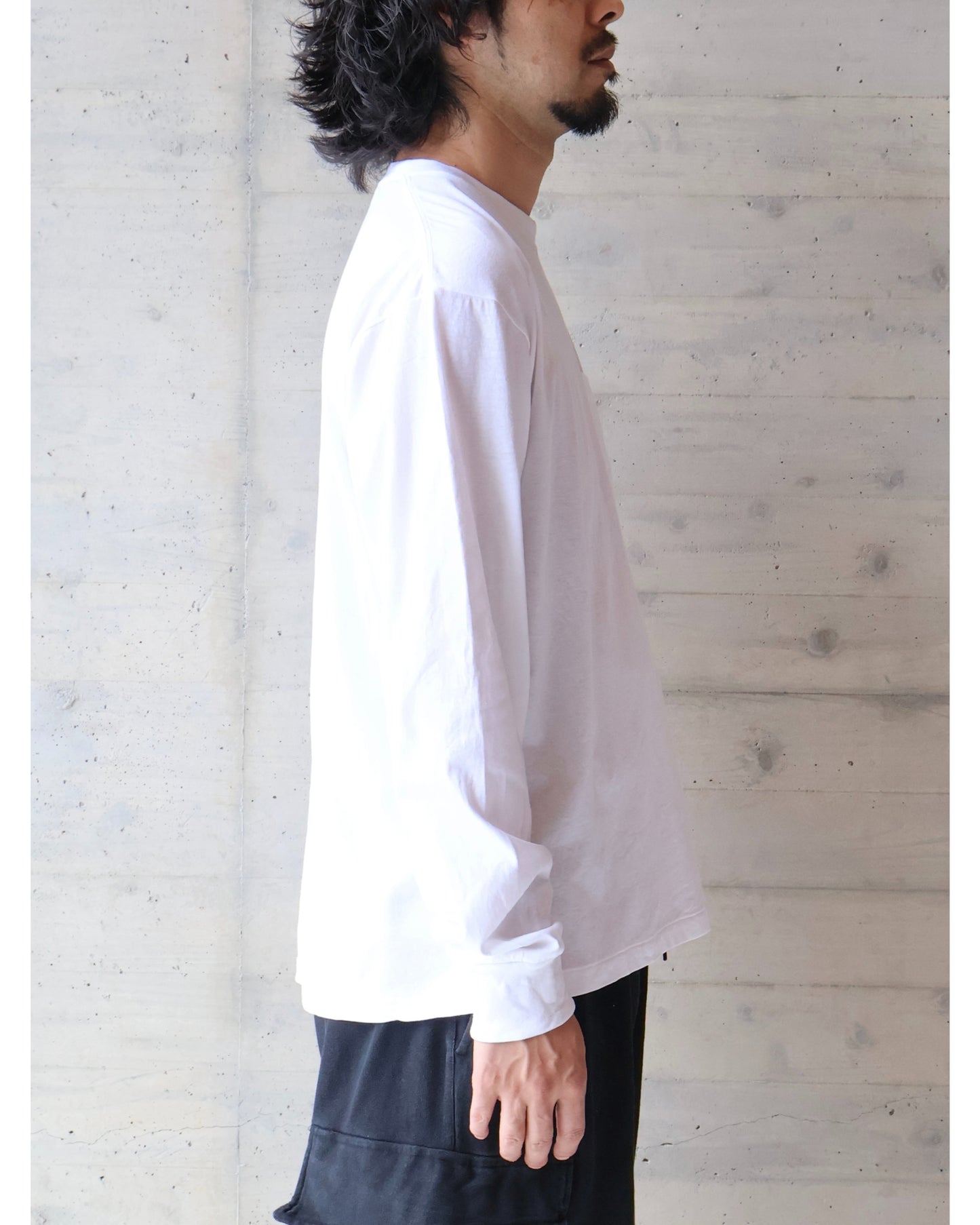 サープラス 長袖Tシャツ WHITE