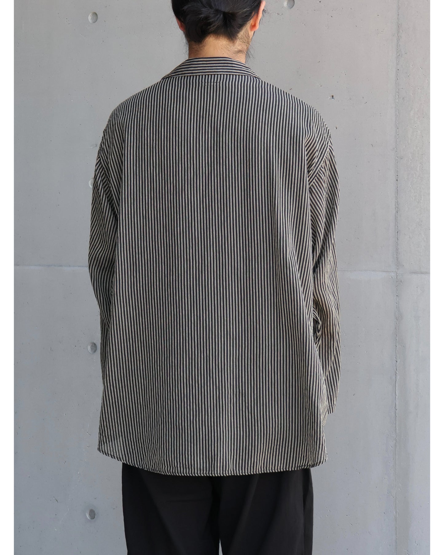 ストライプ スキッパーシャツ STRIPE