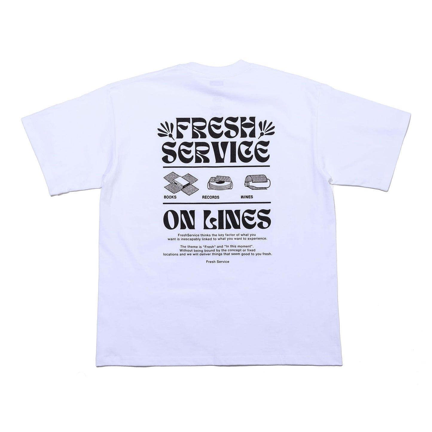 CORPORATE PRINTED S/S TEE "ON LINES"