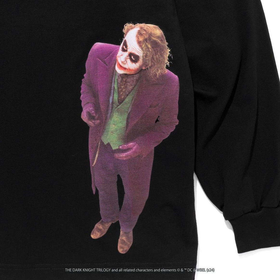 "THE DARK KNIGHT × GOD SELECTION XXX" LONG SLEEVE TEE SHIRT