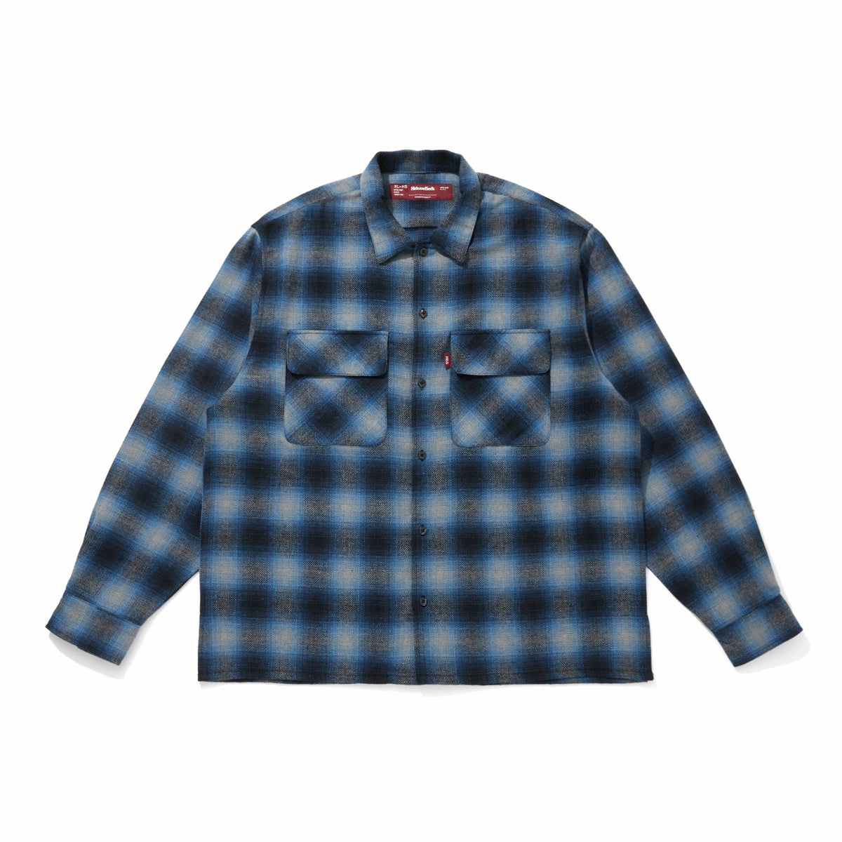 Wool Ombre Check L/S Shirt (26aw)