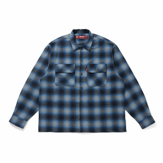 Wool Ombre Check L/S Shirt (26aw)
