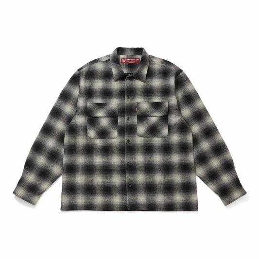 Wool Ombre Check L/S Shirt (26aw)