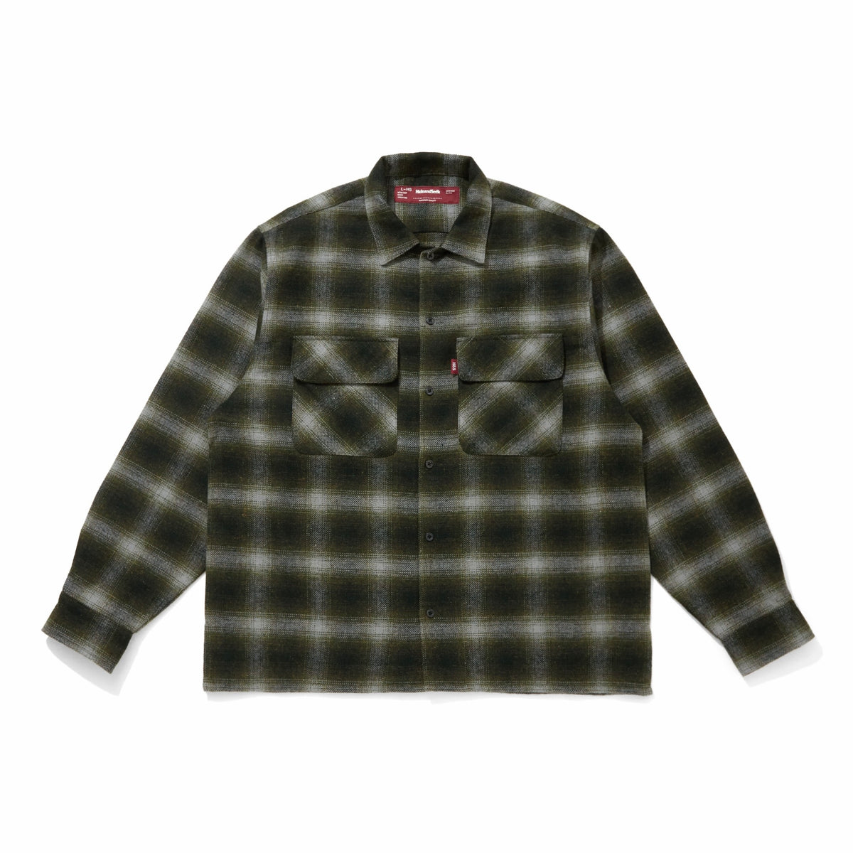 Wool Ombre Check L/S Shirt (26aw)