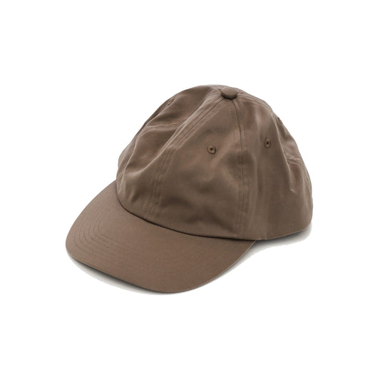 CUPRO POLY SATIN 6PANEL CAP TAUPE