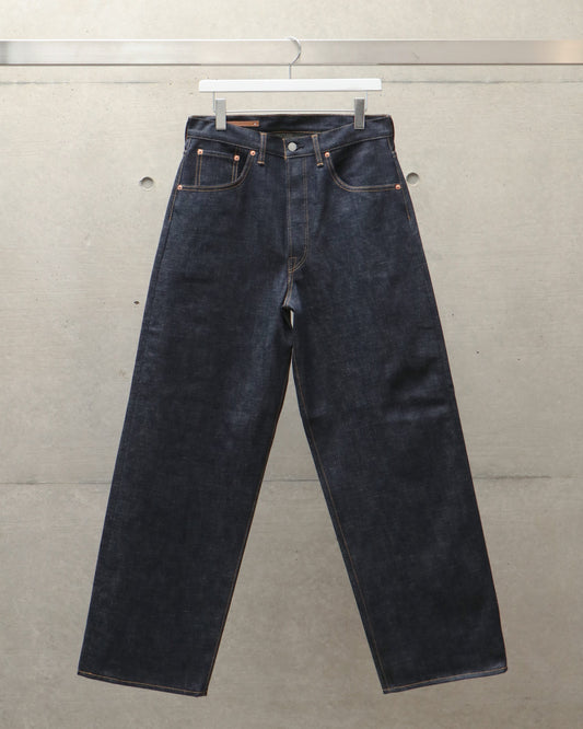 Selvedge Denim Wide Leg Jeans INDIGO