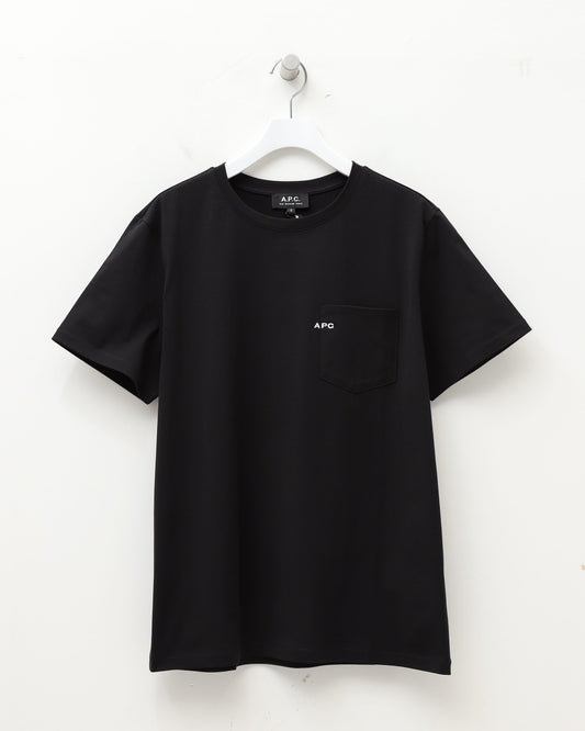 T-SHIRT POCKET_emb BLACK