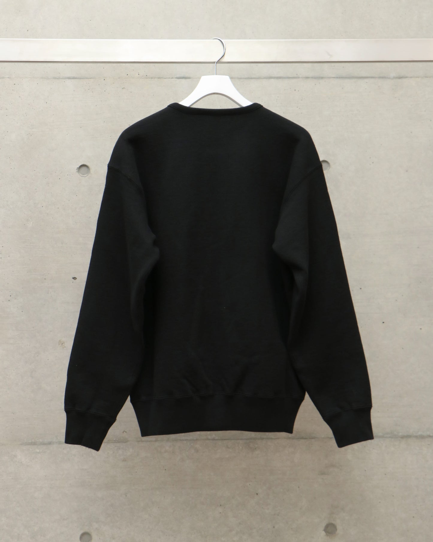 HEAVY BD SWEAT CARDIGAN BLACK