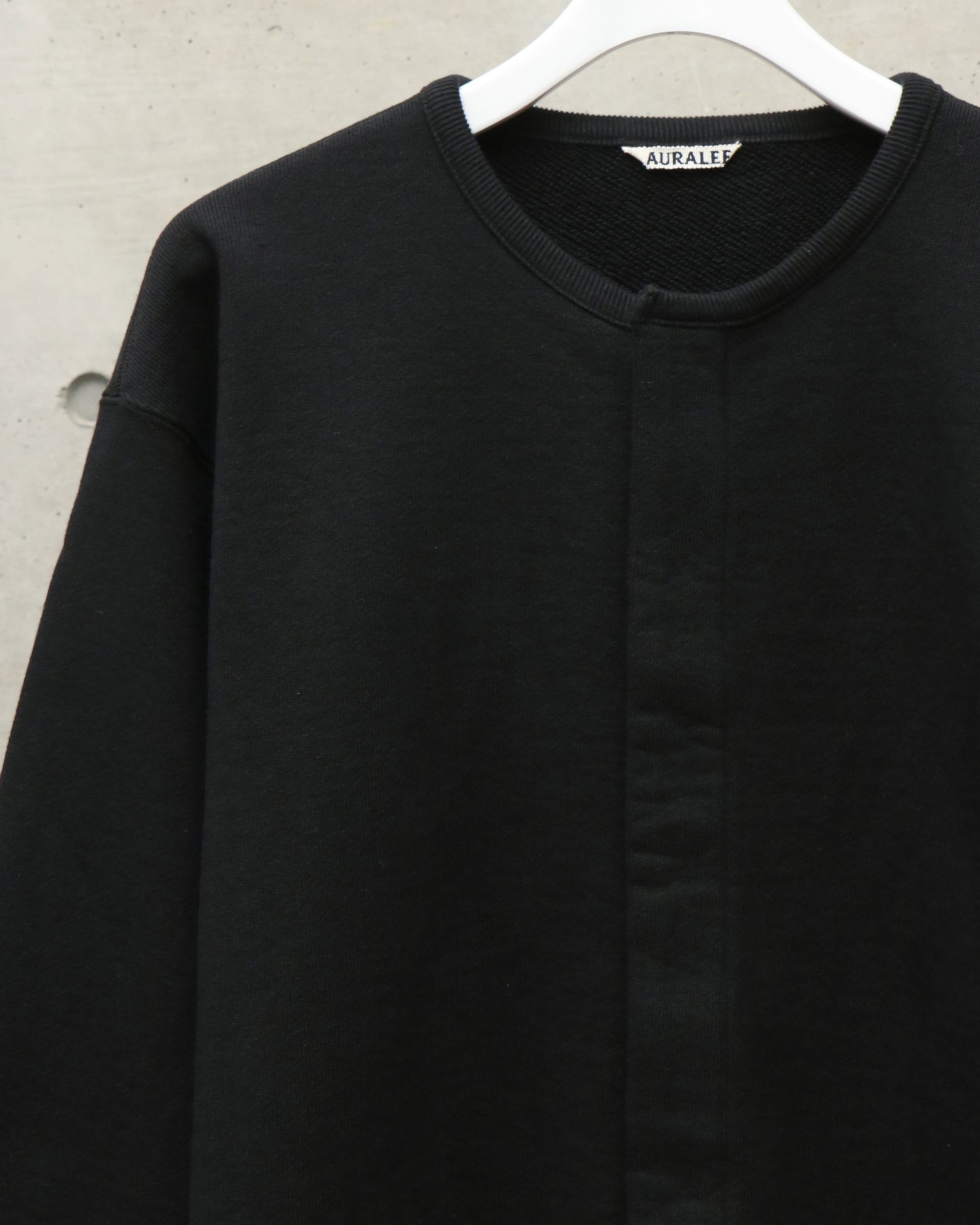 HEAVY BD SWEAT CARDIGAN BLACK