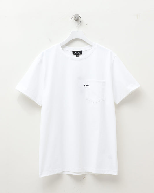 T-SHIRT POCKET_emb WHITE