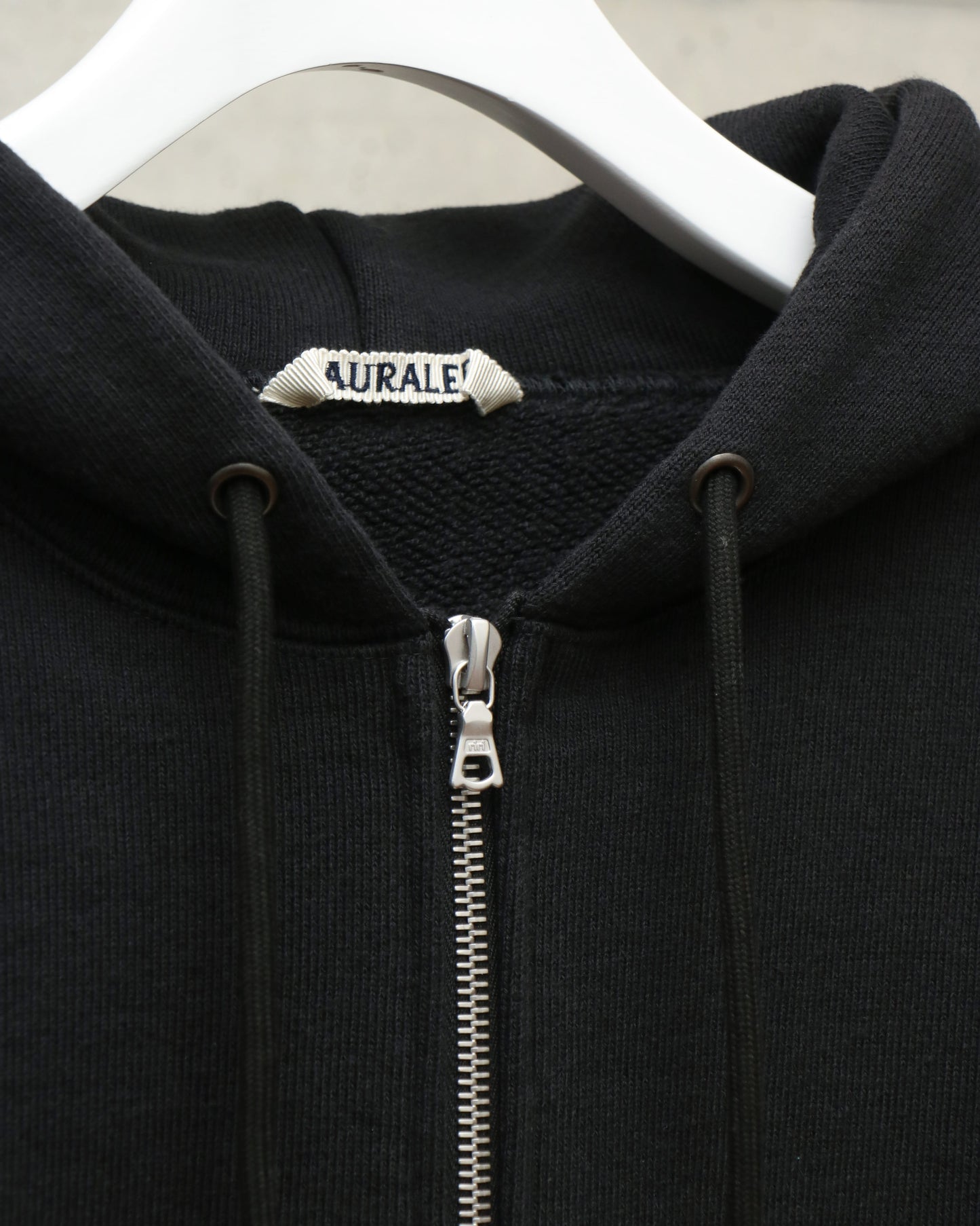 HEAVY BD SWEAT ZIP PARKA BLACK