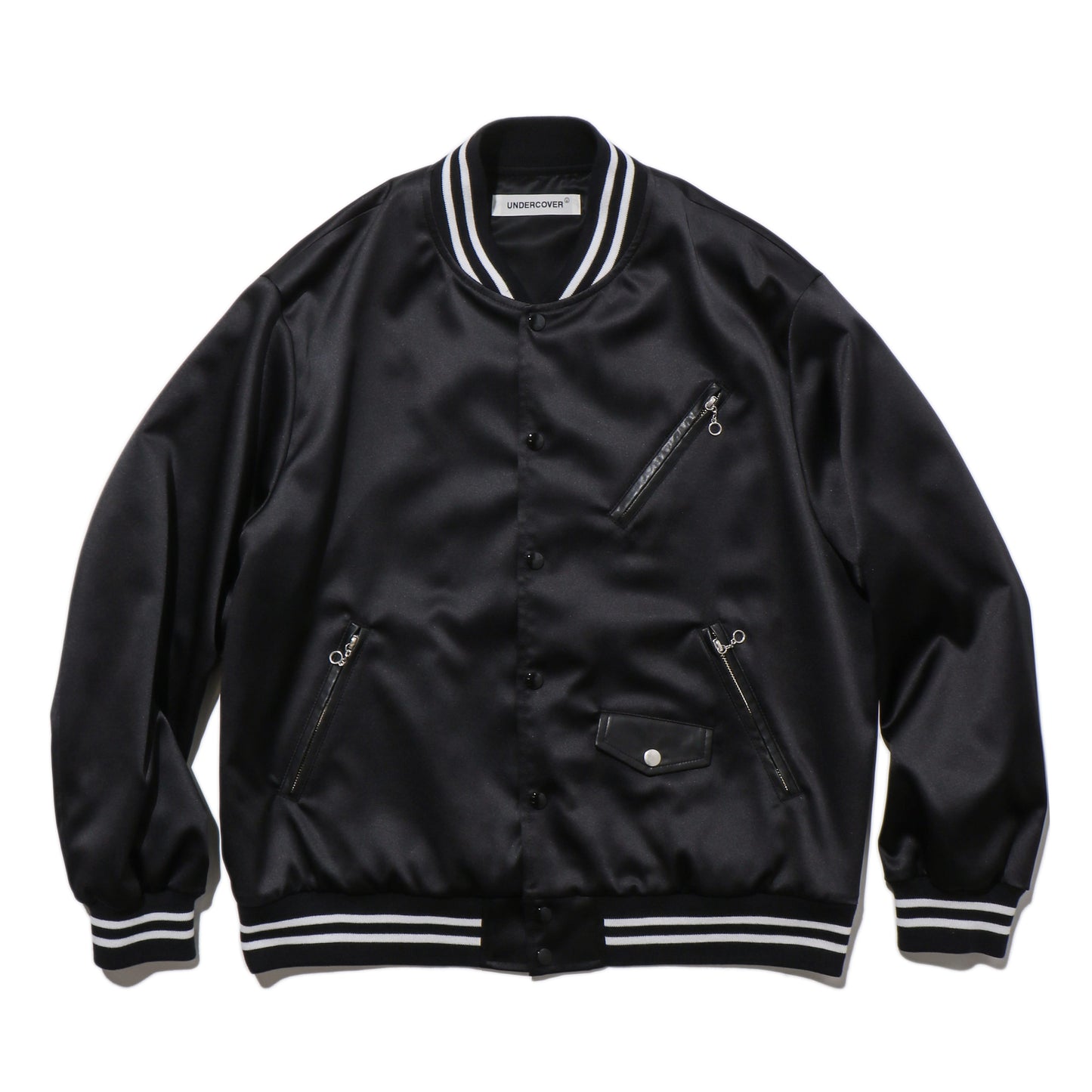 Pe SATIN RIDERS mix STADIUM JACKET BRUIT_patch