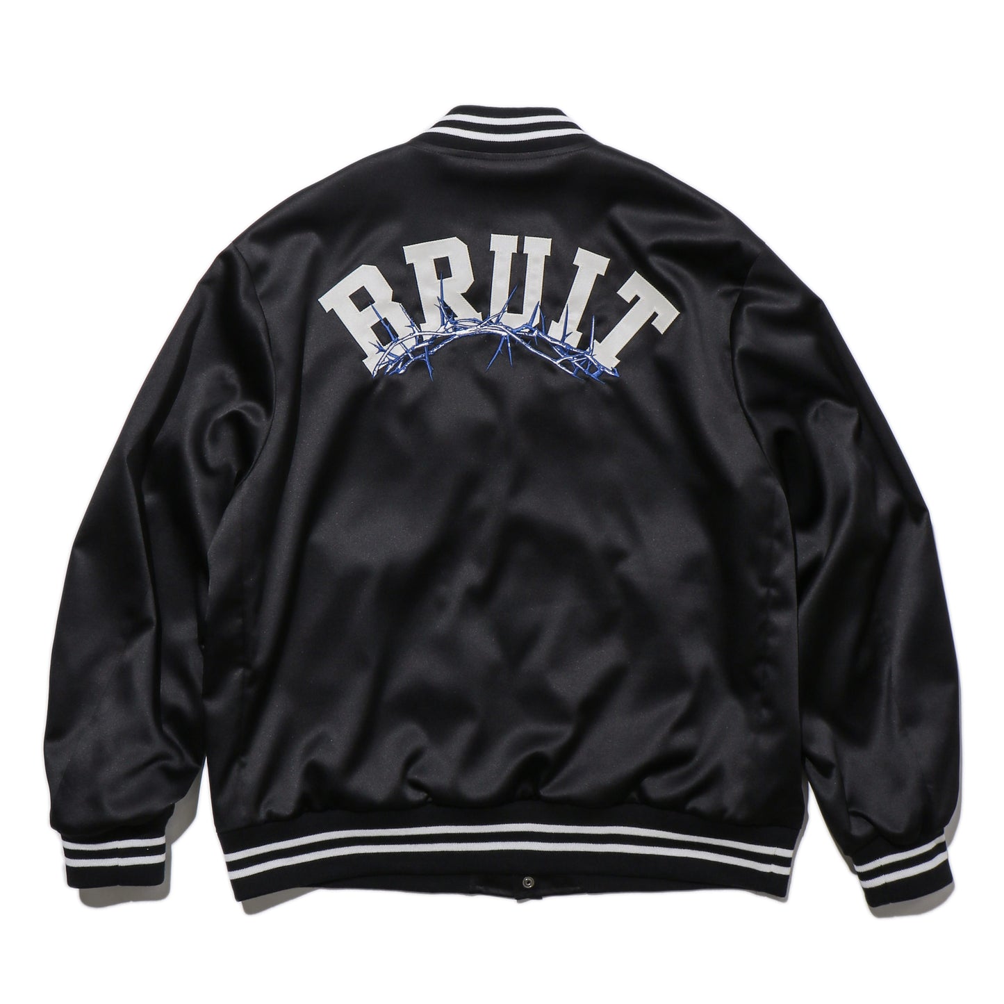 Pe SATIN RIDERS mix STADIUM JACKET BRUIT_patch