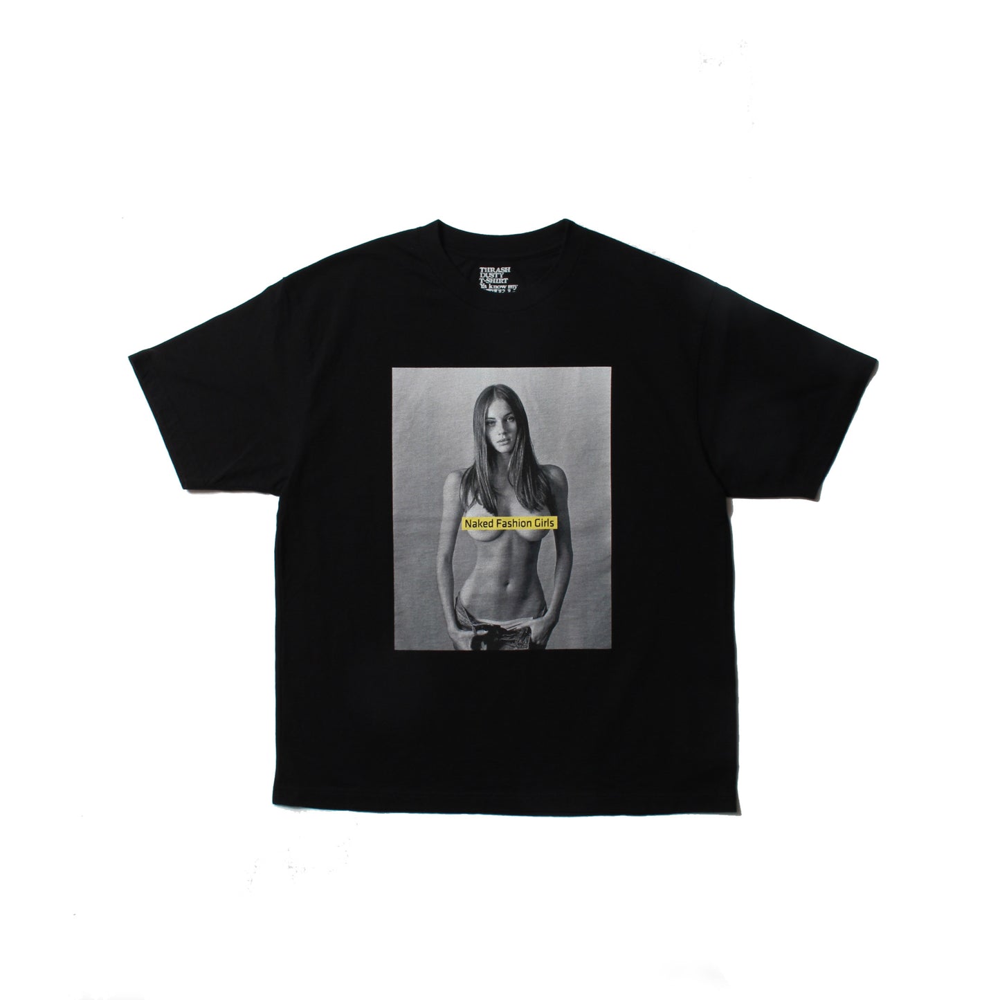 MIKE DOWSON “Naked Fashion Girls”×Stie-lo "Naked Girl" Crewneck T-SH