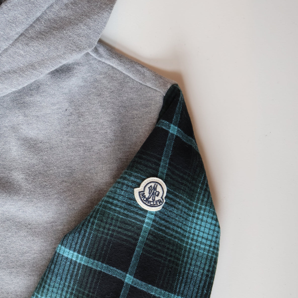 CHECKPANELLING HOODIE