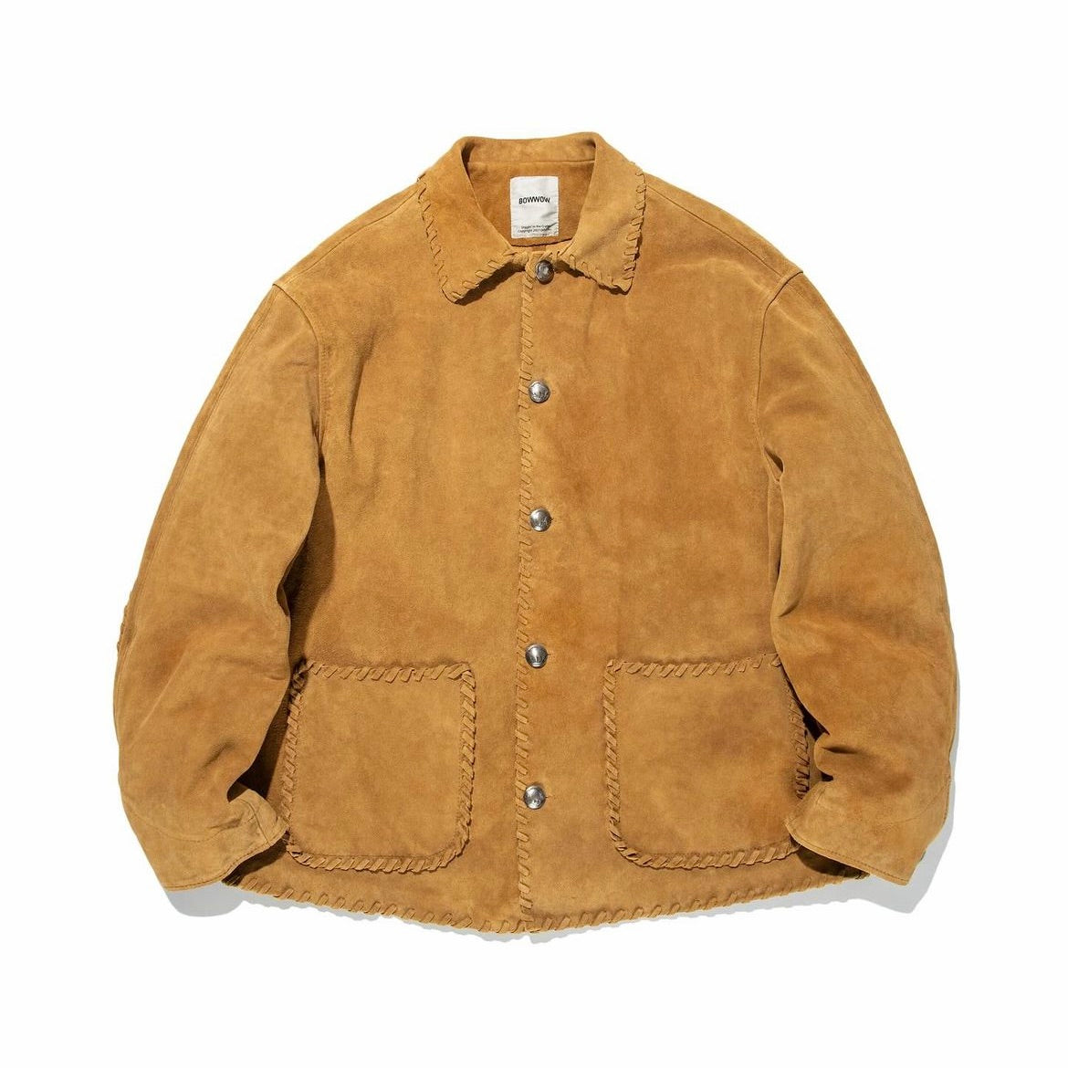 WOVEN SUEDE COVERALL