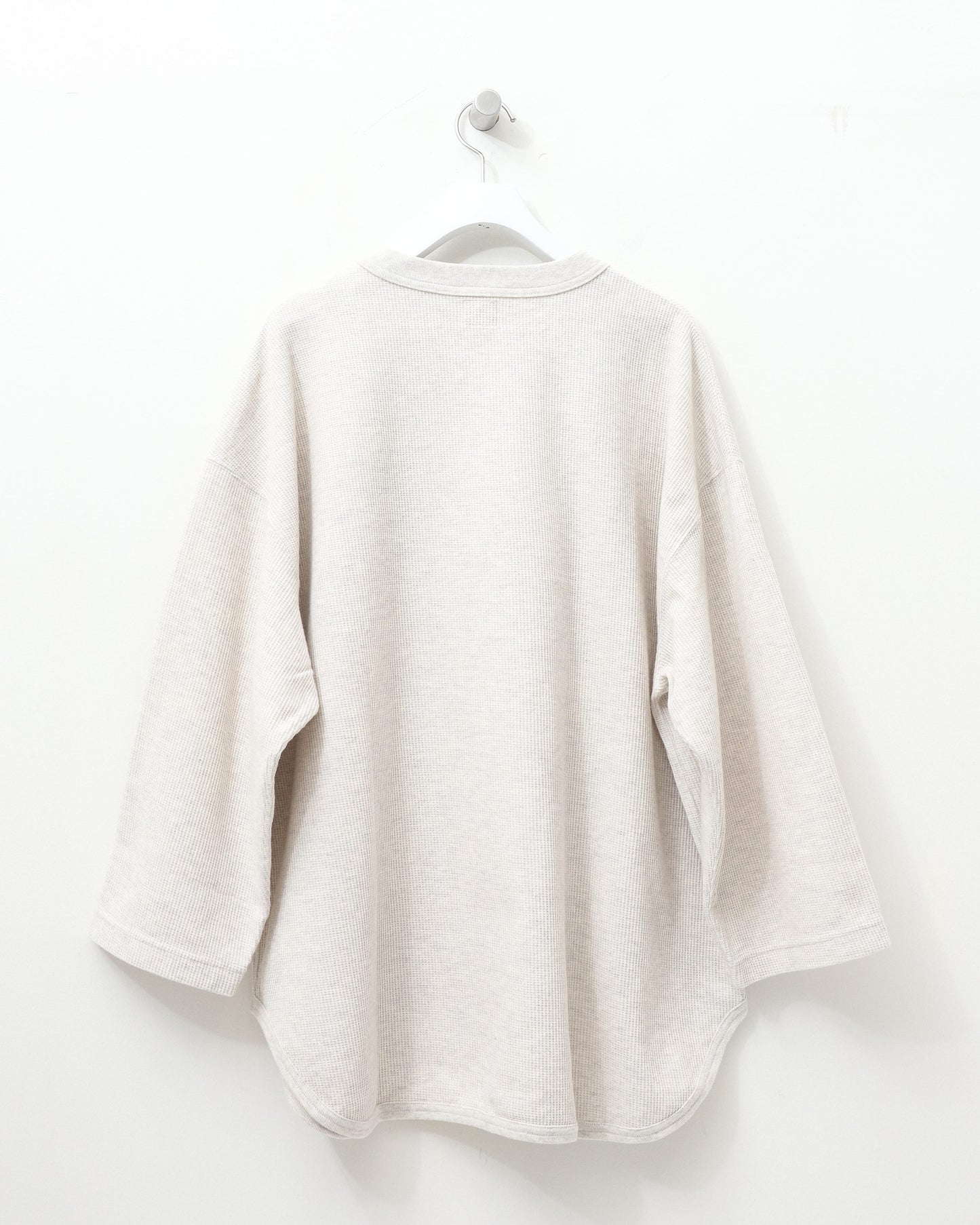 Rough&Smooth Thermal Baseball Tee HEATHEROATMEAL