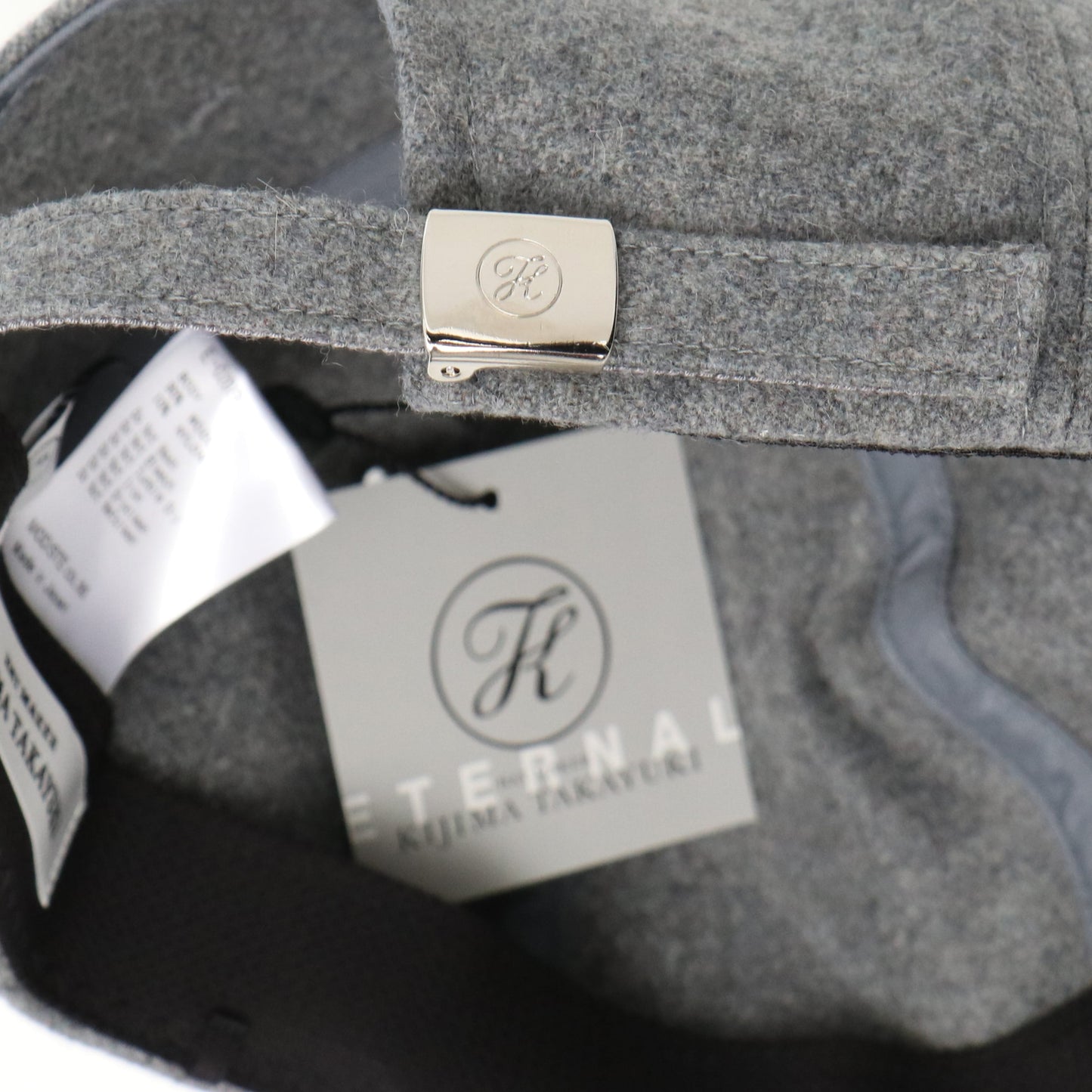 MELTON 6 PANEL CAP GRAY