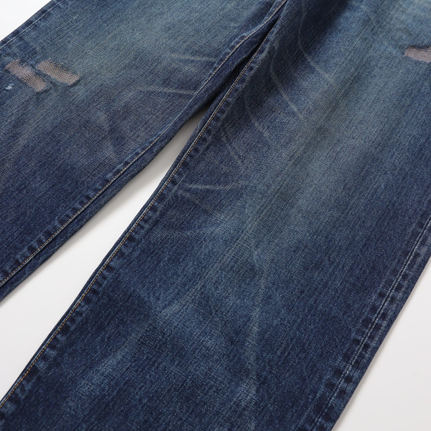 "FRAGMENT × SEQUEL" DAMAGE DENIM PANTS(14.5oz)